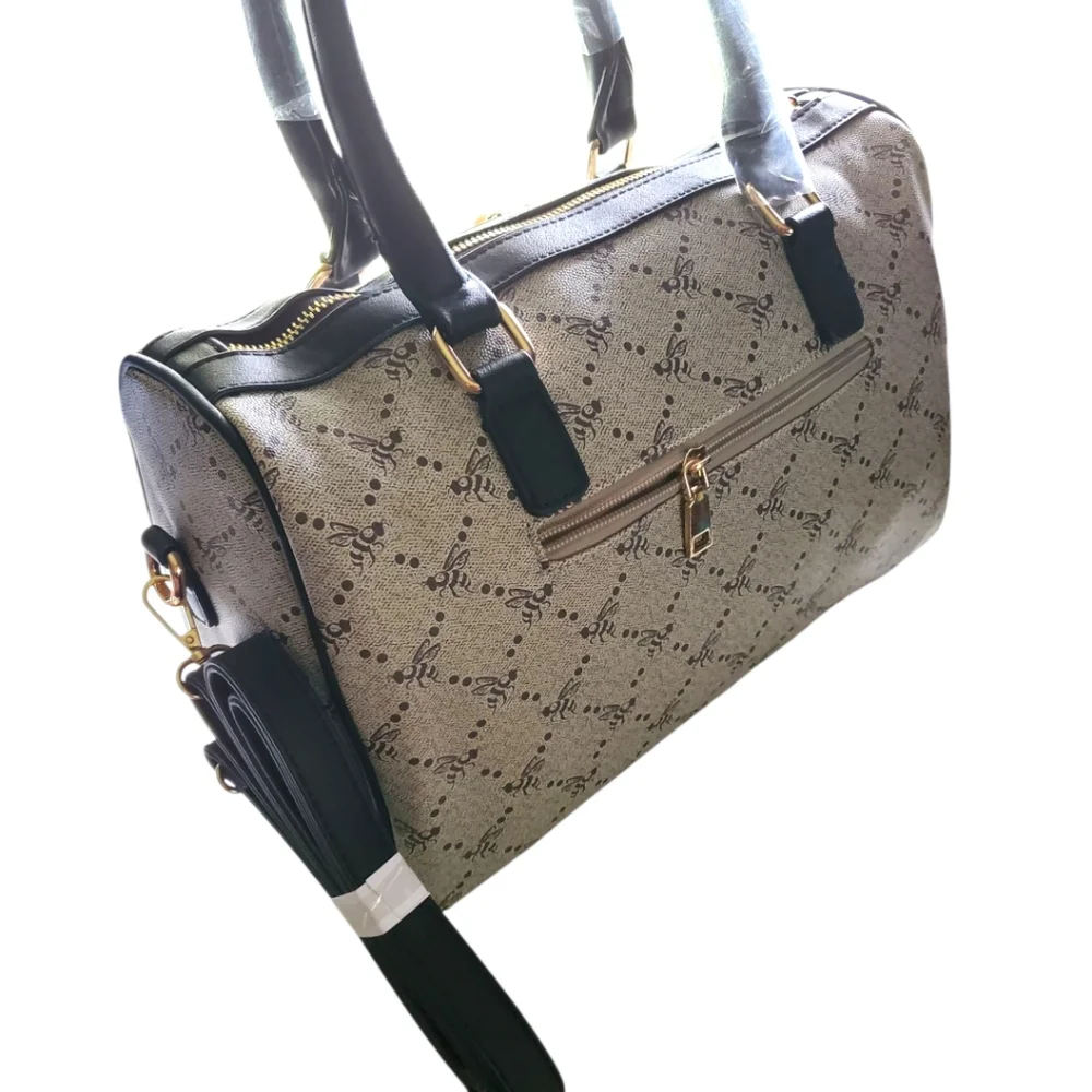 Boston Bag with Wallet - Bee Design